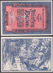 LIECHTENSTEIN 50 Heller 1920 Vaduz  Fior di Stampa